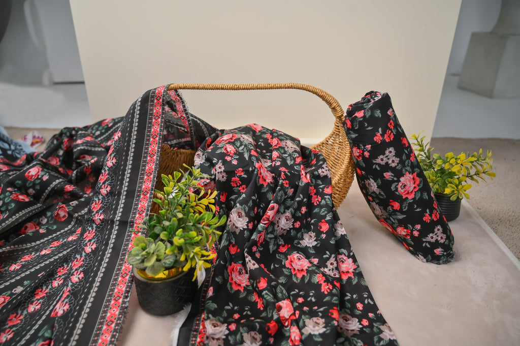 Unstitched-3 Pc