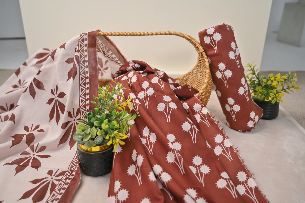 Unstitched-3 Pc
