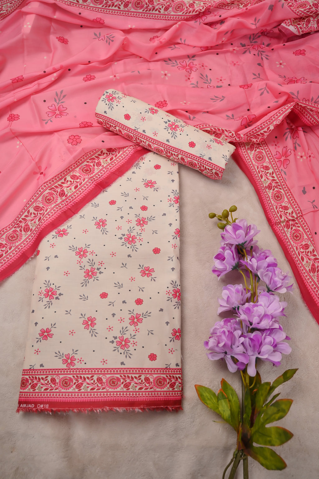 Unstitched-3 Pc