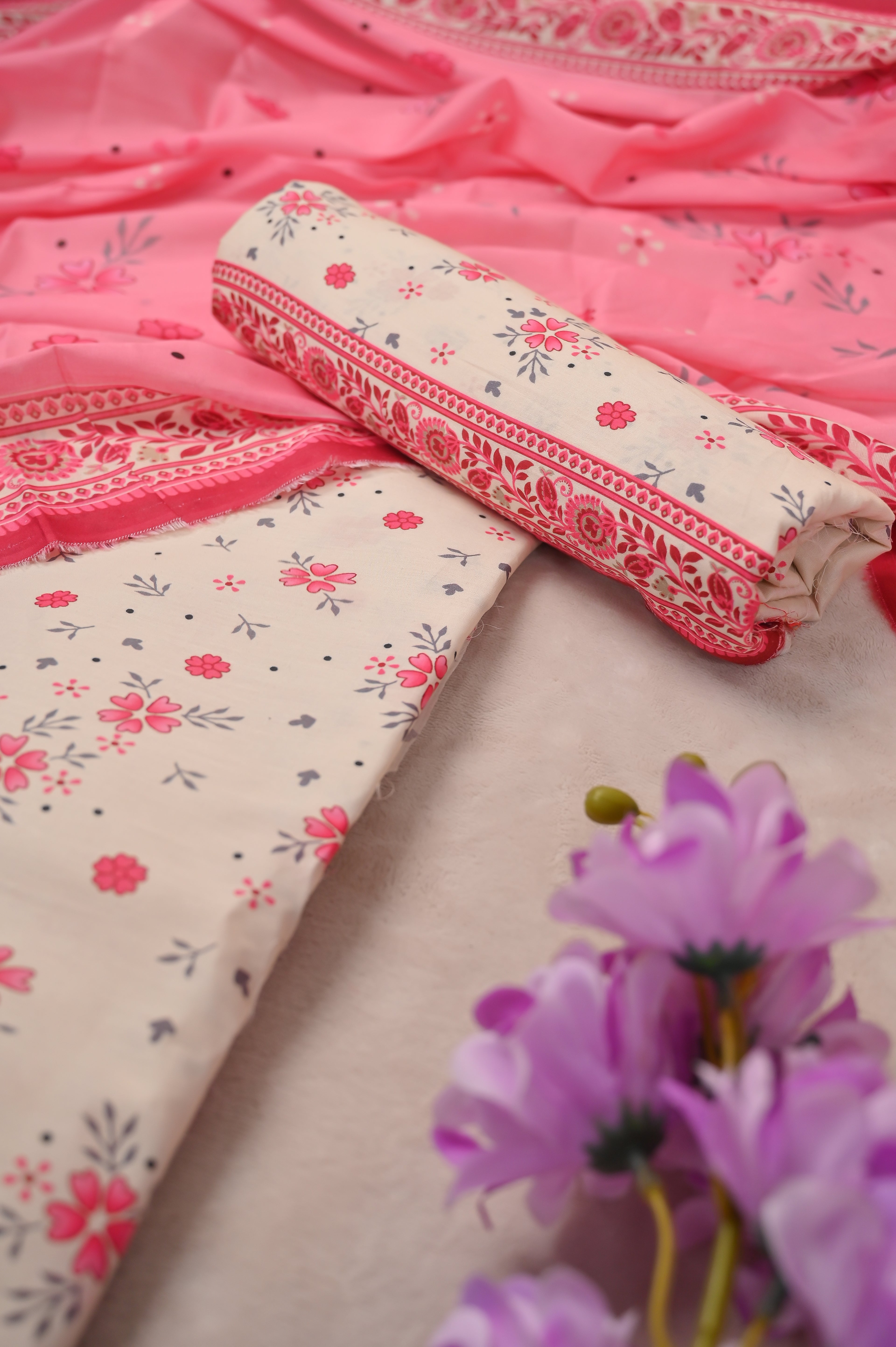 Unstitched-3 Pc